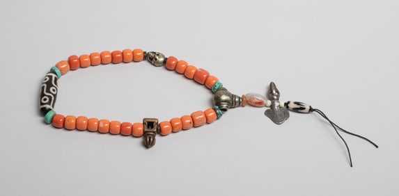 Rare Chinese Tibetan Prayer Beads