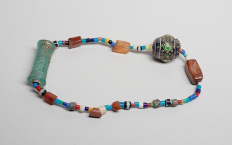 Rare Chinese Glass Beads Set