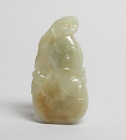 Collectible Chinese Jade Gourd Pendant