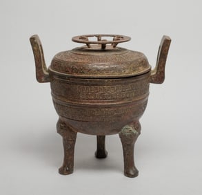 Large Chinese Bronze Censer