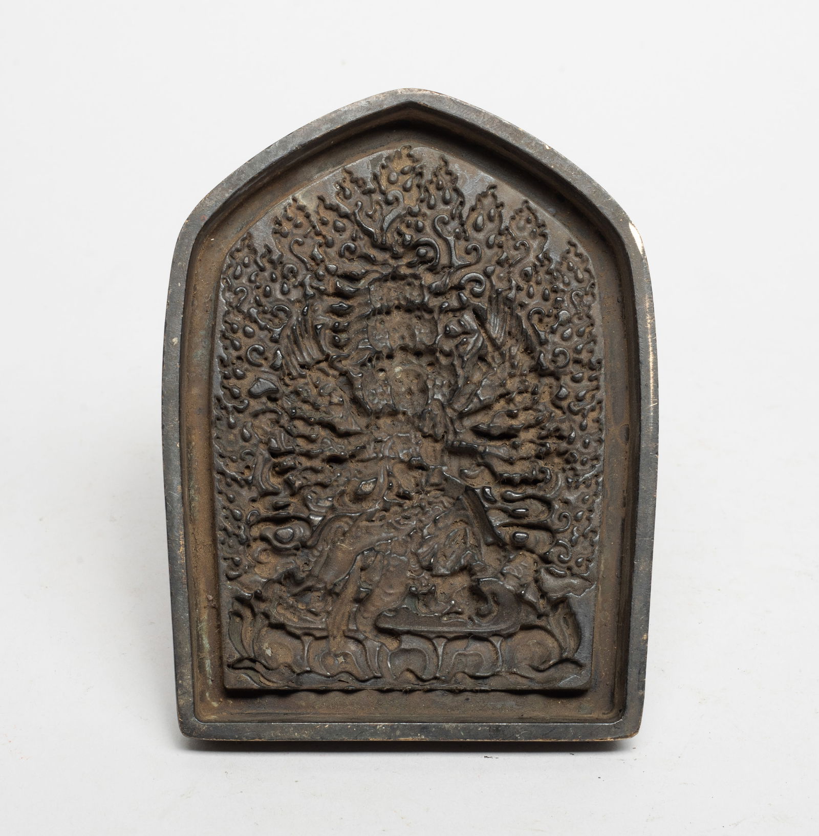 Large Chinese Tibetan Bronze Tsha Tsha Seal (1 of 9)