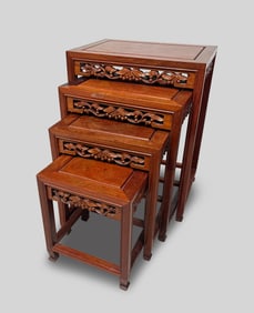 Chinese Export Rosewood Stands