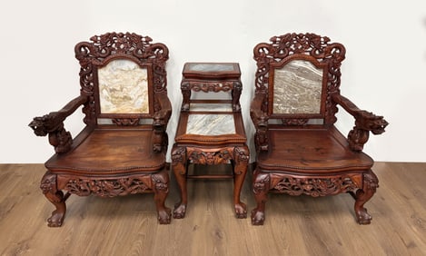 Estate Vintage Chinese Hard Wood Furniture