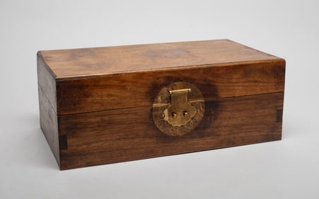 Large Chinese Wood Jewelry Box
