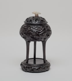 Chinese Zitan Like Wood Carved Censer