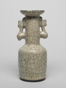 Repaired Chinese Ge Ware Porcelain Vase