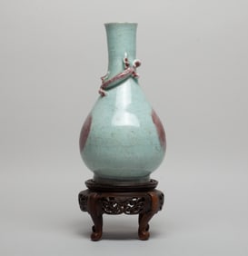 Estate Chinese Jun Ware Porcelain Vase