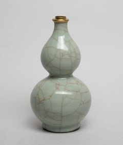 Chinese Guan Type Porcelain Fireplace Vase