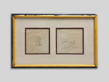 Disney Wall Hanging Pencil Drawing