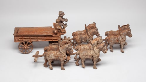 Antique / Vintage Cast Iron Carriage