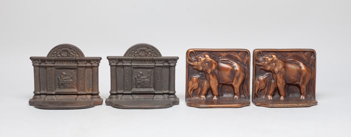 Early 1900s Bronze Bookends