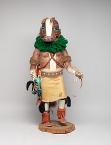 Old Kachina Tall Wood Sculpture