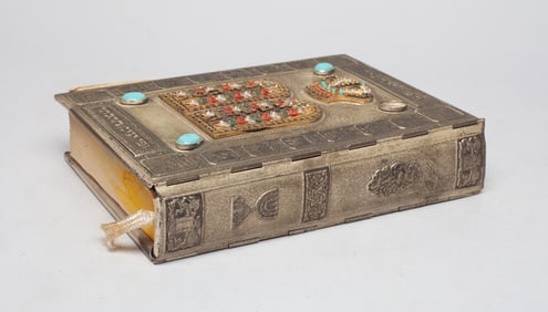 Collectible Vintage Book w/ Silver Plated Cover