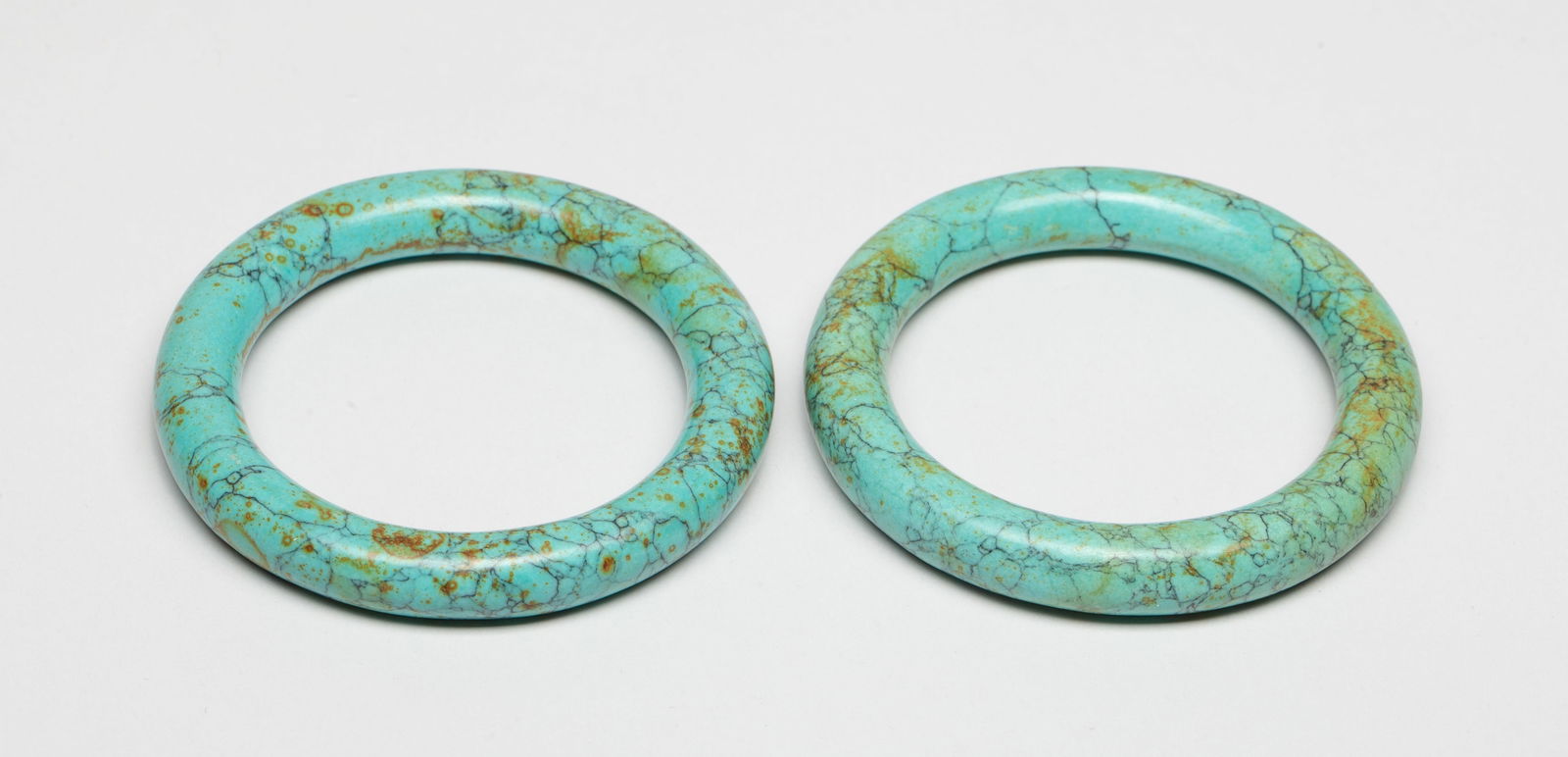 Two Chinese Export Stone Bangles (1 of 8)