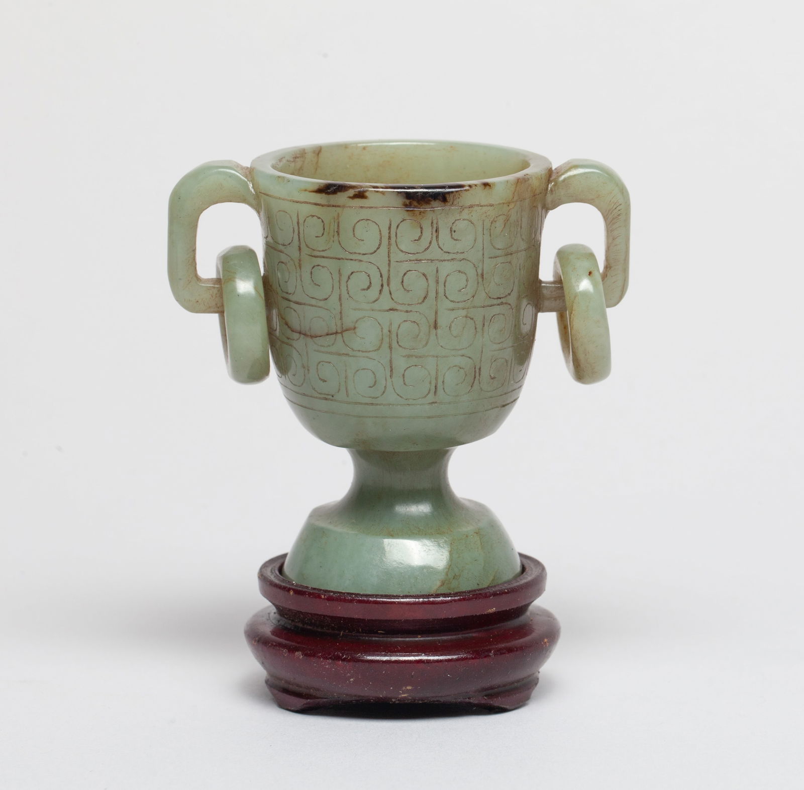Chinese Russet Jade Cup on Stand (1 of 11)