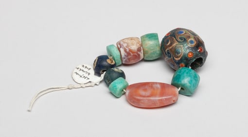 Rare Chinese Agate, Glass, Stone Beads