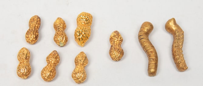 Estate Set Chinese Gilt Pieces