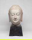 Large Chinese Export Stone Buddha Head