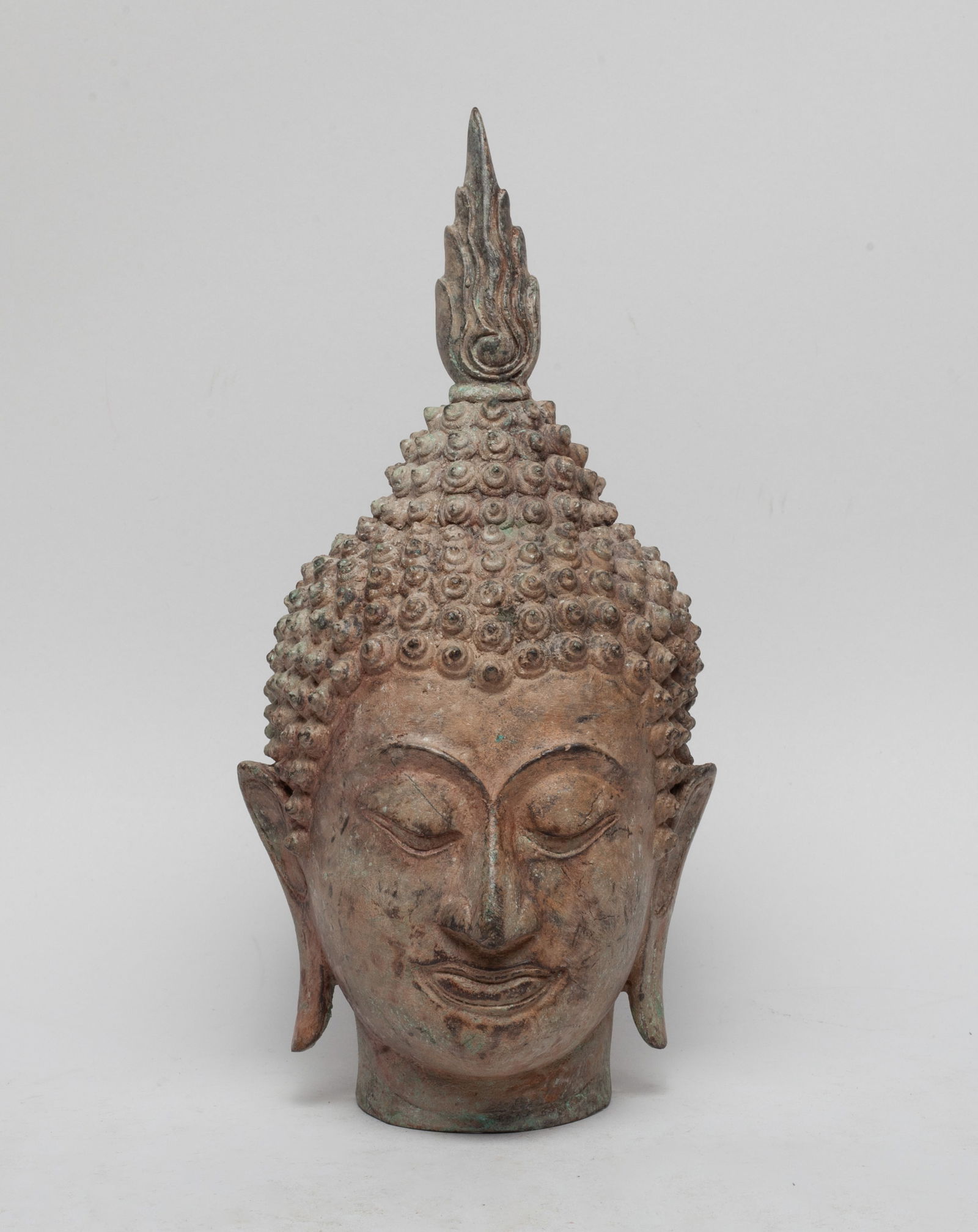 South Asian Bronze Wall Hanging Buddha (1 of 10)