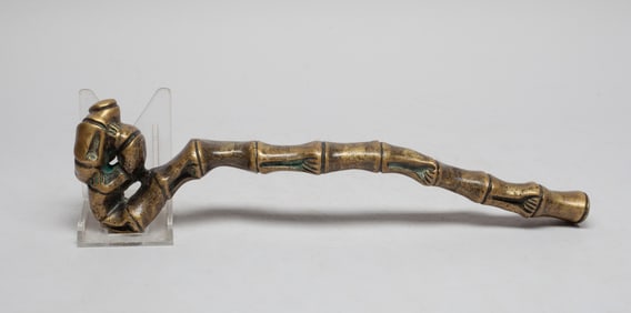 Rare Chinese Bronze Sculpture of Ruyi