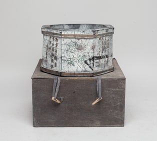 Rare Large Chinese Ink Made Pot