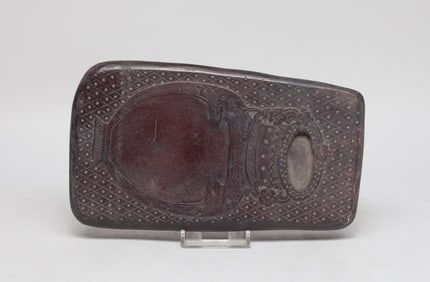 Estate Heavy Chinese Signed Ink Stone