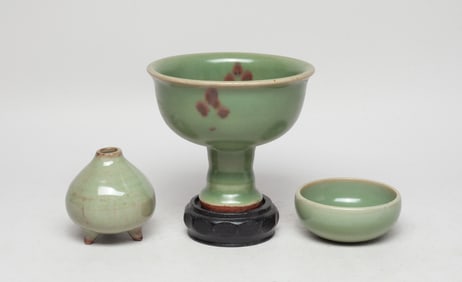 Estate Chinese Shipwreck Type Porcelains, Longquan