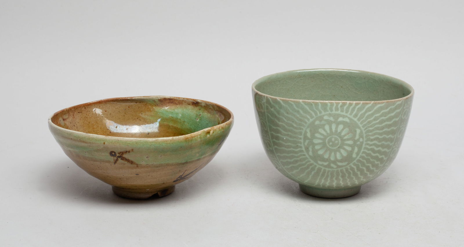 Two Korean Porcelain Tea Bowls (1 of 11)