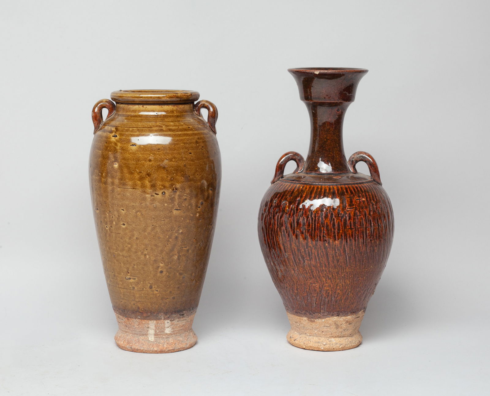 Two Chinese Salt Glazed Porcelain Vases (1 of 12)