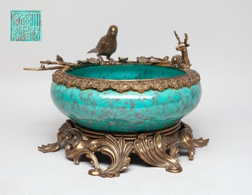 Estate Chinese Export Porcelain Fruit Bowl