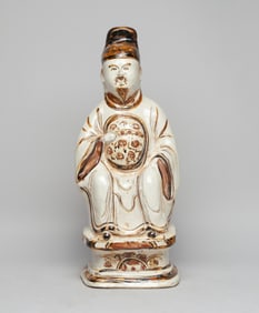 Estate Chinese Cizhou Porcelain Figure