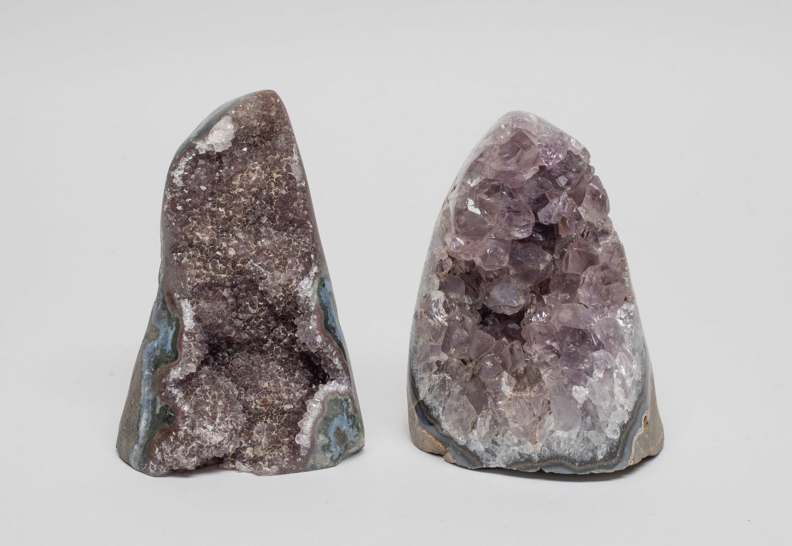 Two Amethyst Cluster Quartz Sculptures (1 of 12)