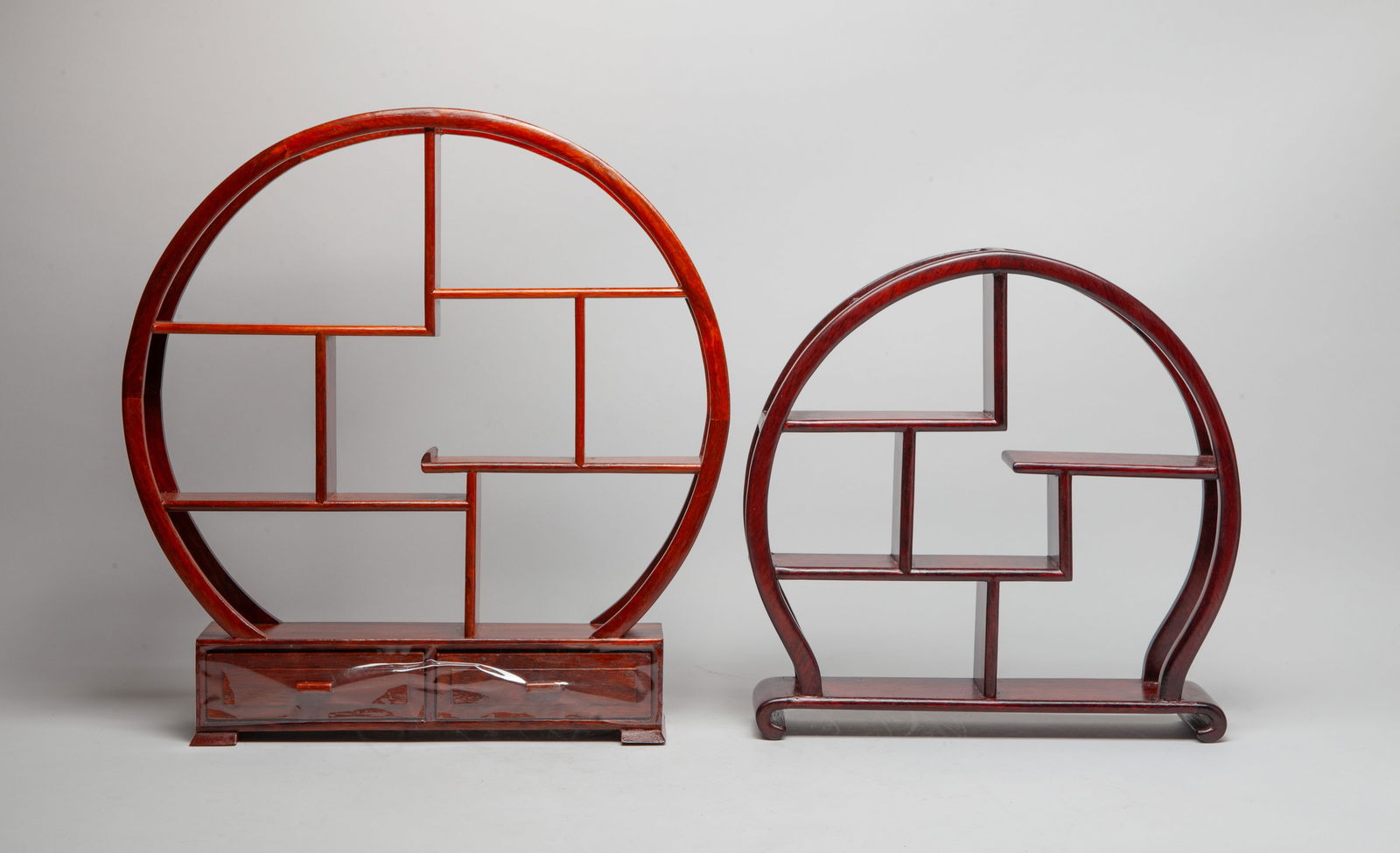 Two Vintage Chinese Wood Table Shelves (1 of 13)