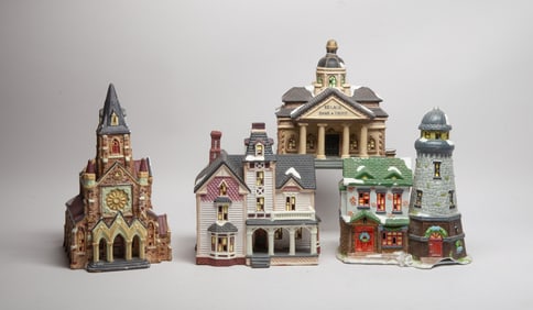 Set Vintage Department 56 Porcelain Sculptures