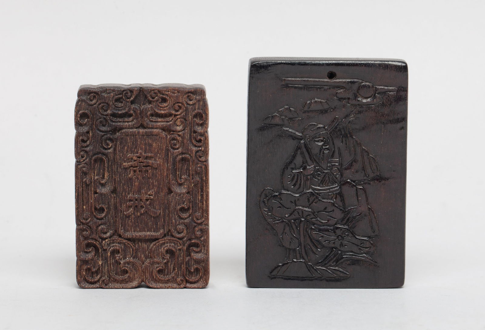 Estate Two Chinese Export Plaques (1 of 14)