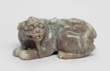 Large Chinese Russet Jade Sculpture