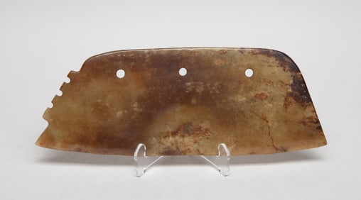 Large Chinese Jade Carved Axe