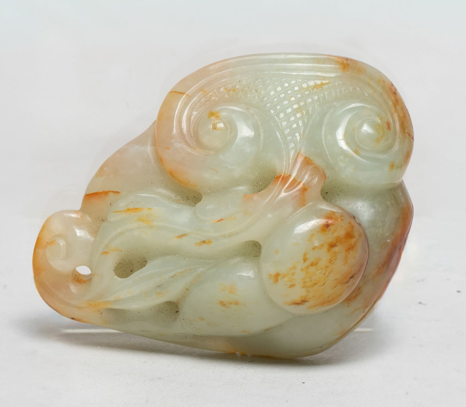 Large Chinese Russet Jade Gourd Pendant (1 of 11)
