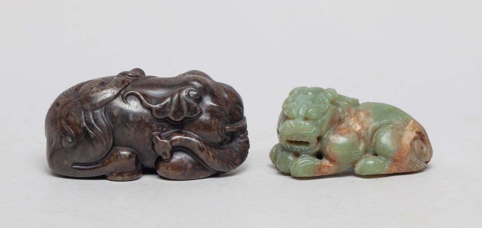 Estate Two Chinese Jade Sculptures (1 of 12)