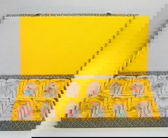 Box of Chinese Inside Painted Snuff Bottles