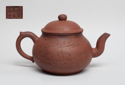 Chinesse Export Yixing Zisha Tea Pot