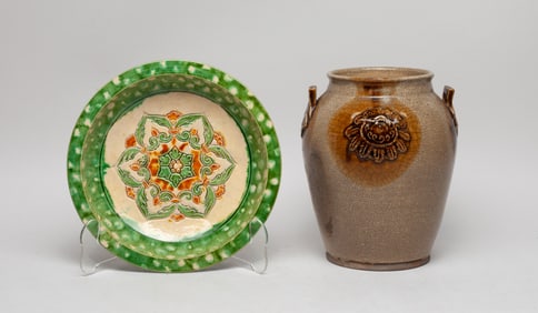 Chinese Export Sanchai & Salt Glazed Porcelain