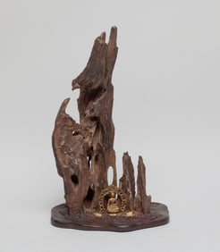 Collectible Chinese Agarwood Table Sculpture