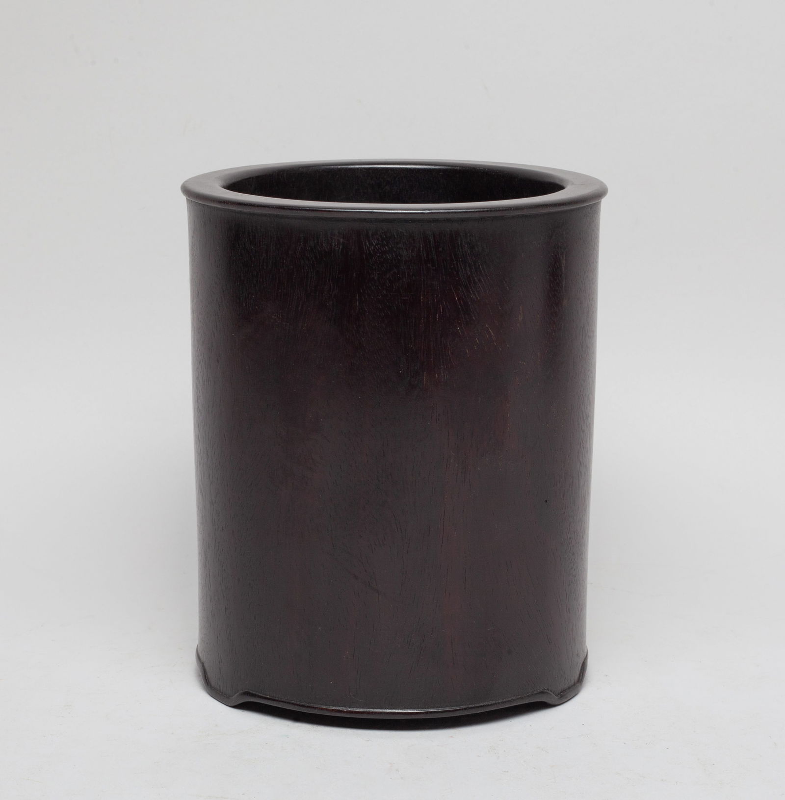Chinese Export Hard Wood Brush Pot (1 of 8)
