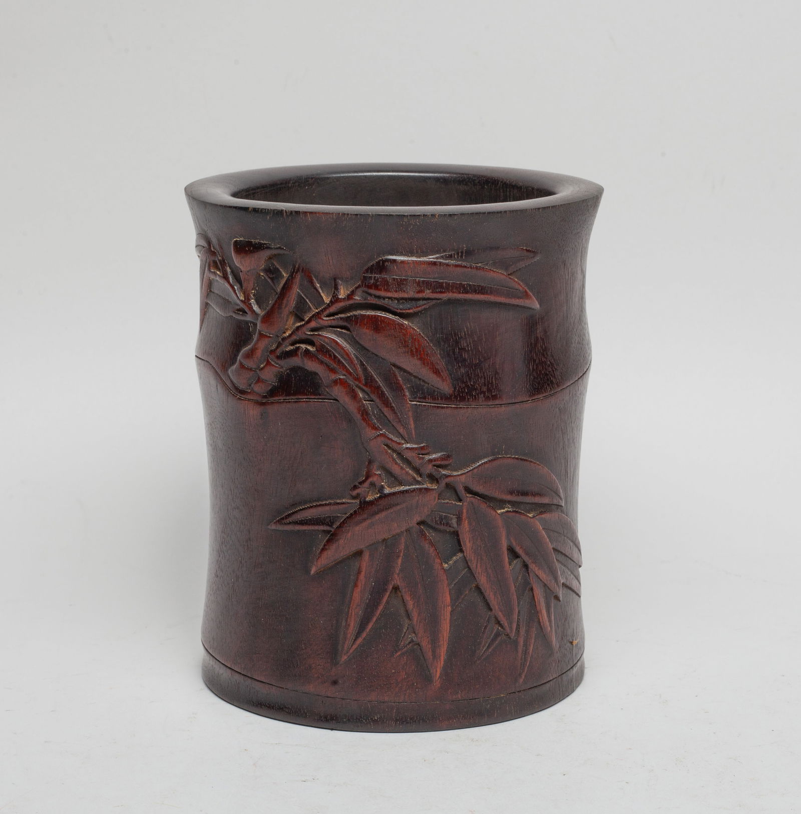 Chinese Wood Carved Brush Pot (1 of 11)