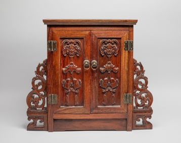 Chinese Export Wood Table Cabinet