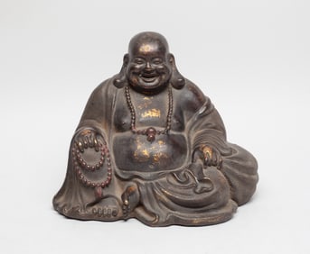 Collectible Chinese Bronze Sculpture of Buddha