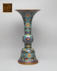 Estate Chinese Cloisonne Vase