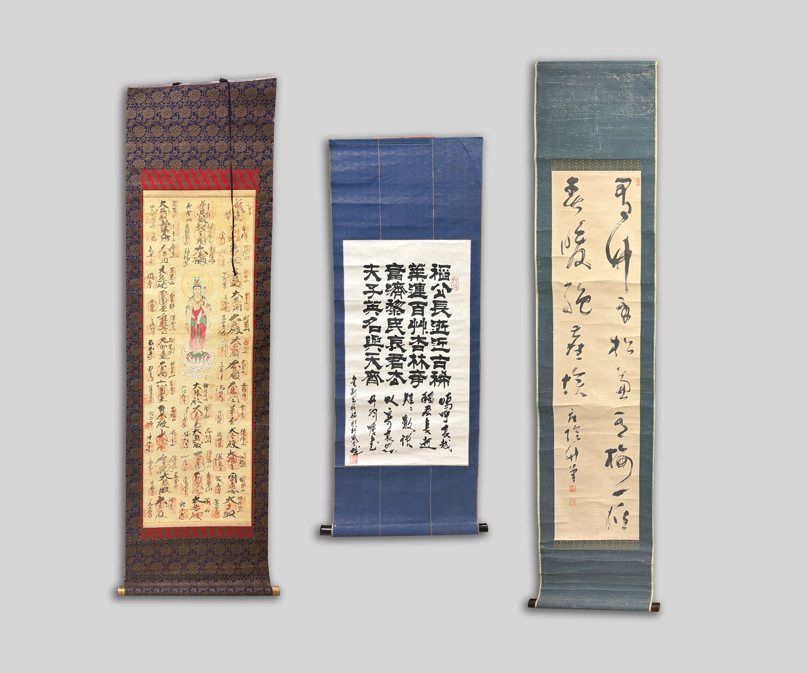 Estate Set Chinese Asian Paintings (1 of 14)