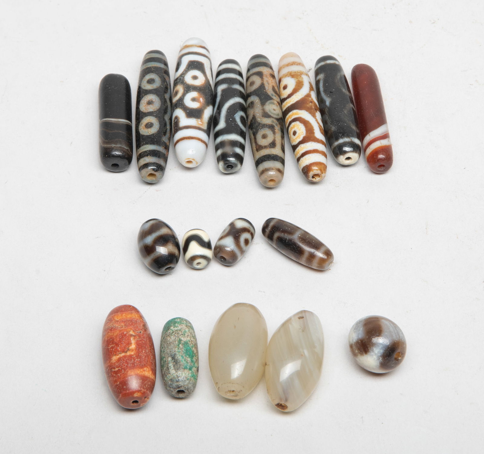 Estate Chinese Dzi Beads, Agate Beads Collections (1 of 12)